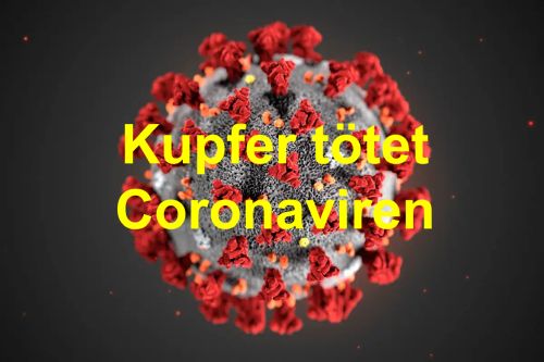 Kupfer tötet Viren und Bakterien